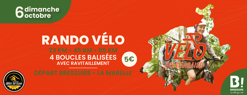 6 octobre 2024 : La Vélo Bressuiraise